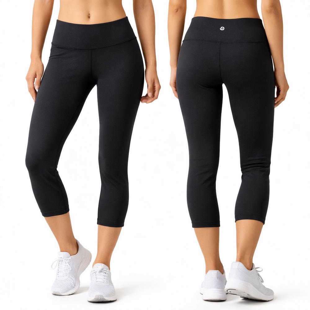 LULULEMON Black‎ Cropped Leggings|Capri Pants|Yoga Workout Athletic